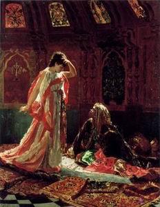 unknow artist Arab or Arabic people and life. Orientalism oil paintings 212